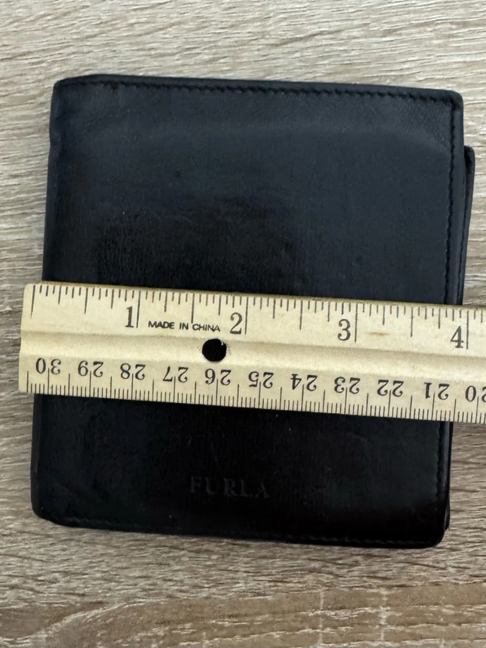 Furla Men’s Black Leather Bifold Wallet